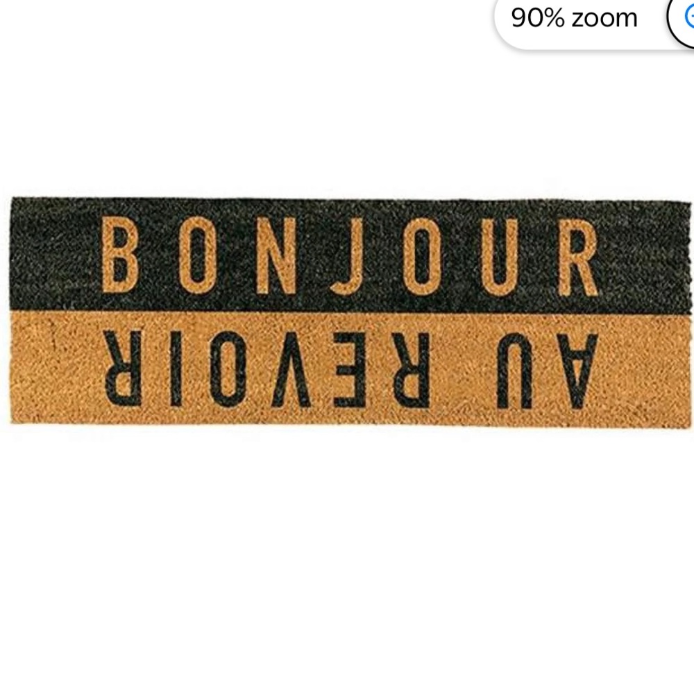 Bonjour Au Revoir Doormat
